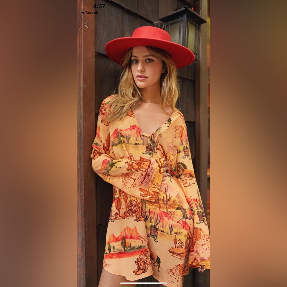 Rodeo plunge nasty gal dress